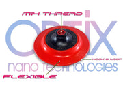OPTiX Red M14 Rotary Backing Plates Hook & Loop - AutoFX Car Care Products