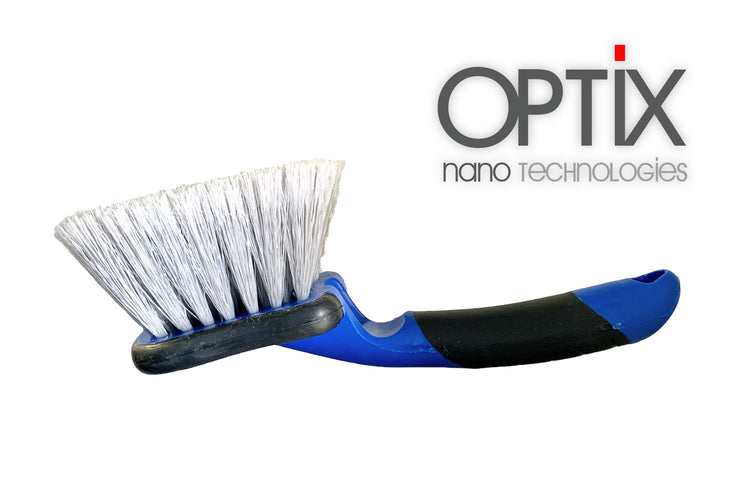 OPTiX Wheel & Inner Guard Brush With Anti-Scratch Rubber Edging - AutoFX Car Care Products