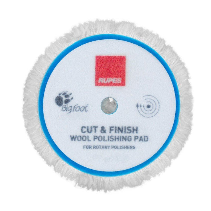 Rupes Cut & Finish Wool Polishing Pad for Rotary - AutoFX Car Care Products